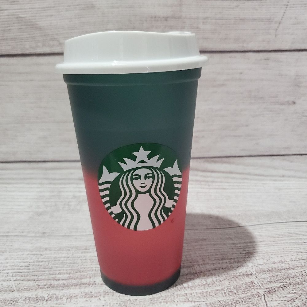 Starbucks Color Changing Green-Red Grande Hot Cup